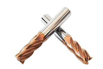 55° coarse corrugated 4-flute steel milling cutter